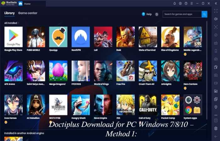 Doctiplus Download for PC Windows 7_8_10 – Method 1