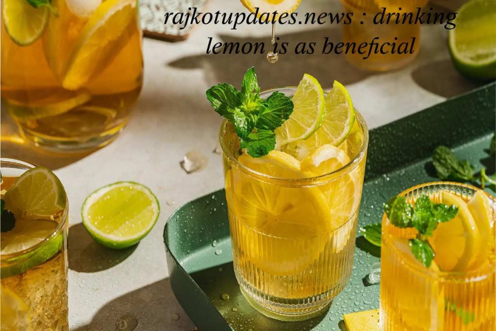 rajkotupdates.news drinking lemon is as beneficial